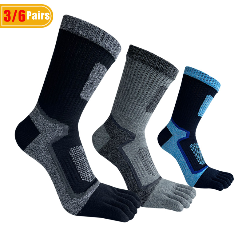 Sock Garter Men - 3/6 Par Męskich Krótkich Skarpet Sportowych