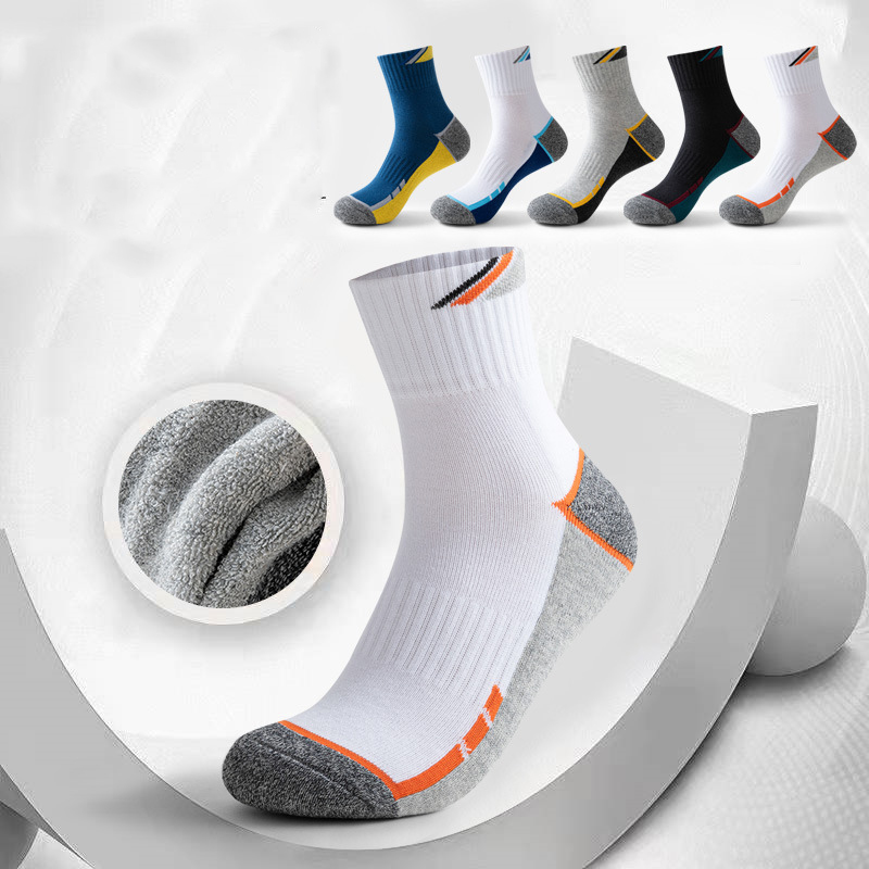 Sock Garter Men - Profesjonalne bawełniane skarpetki tenisowe dół ręcznika