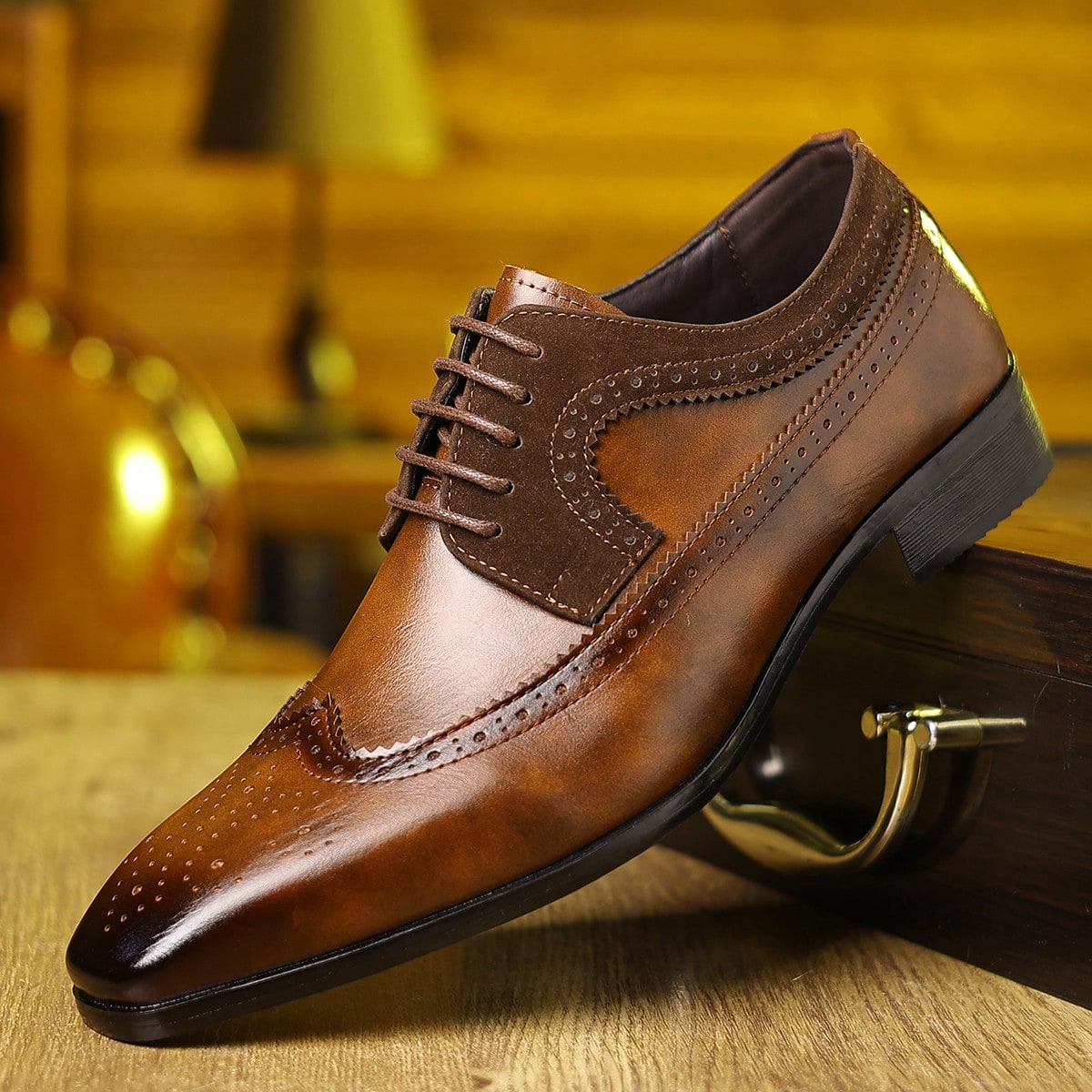 Eleganckie buty męskie z sznur – Formal Men Daily Wear Footwear recenzja i cena