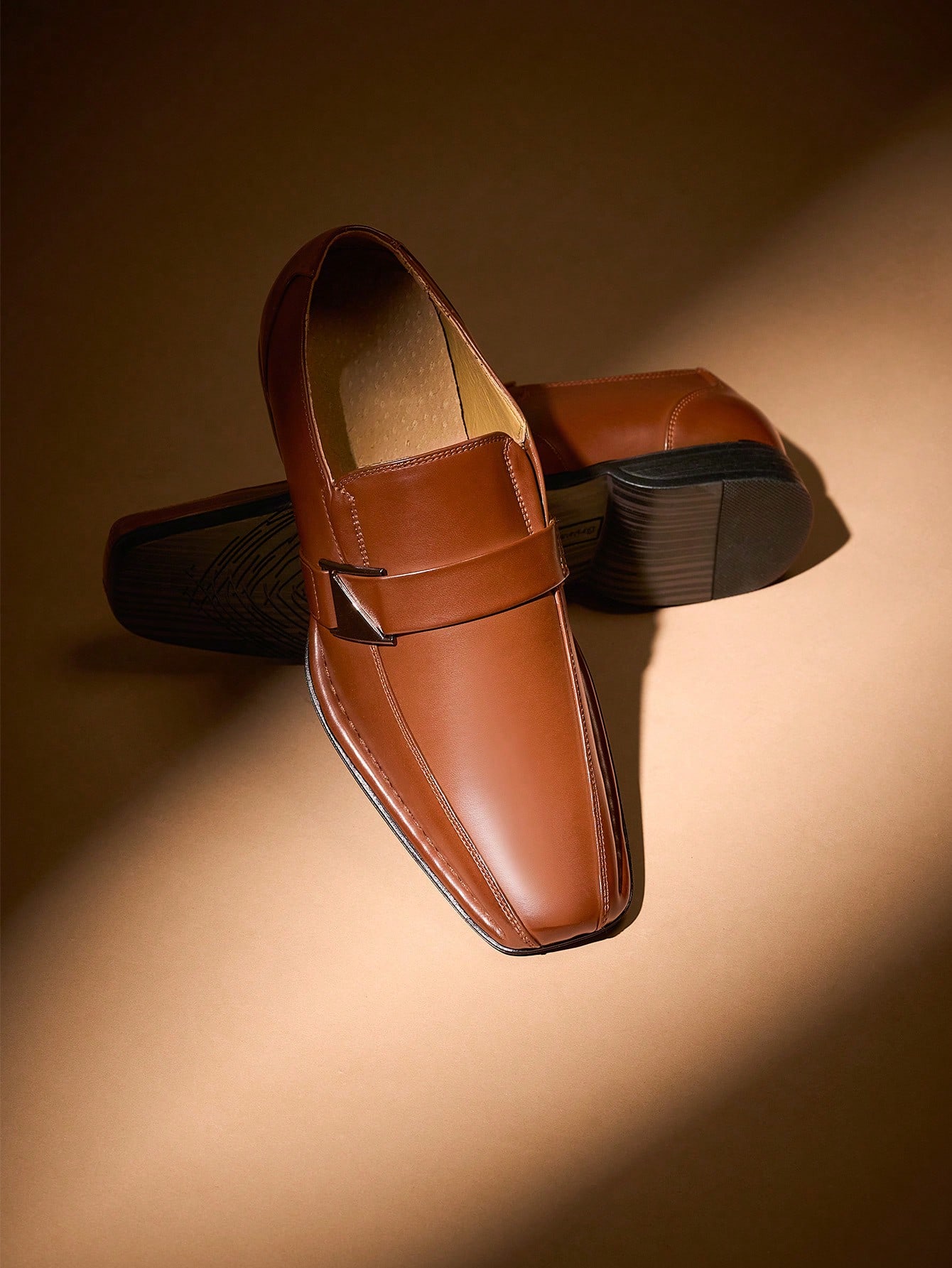 Męskie, szerokie mokasyny z po – Formal Men Daily Wear Footwear recenzja i cena