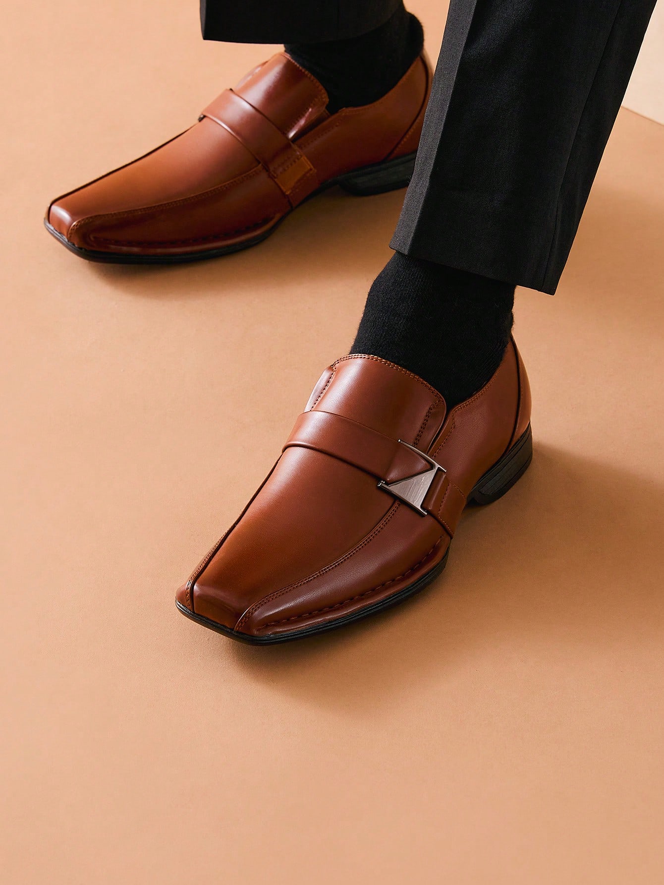 Męskie, szerokie mokasyny z po – Formal Men Daily Wear Footwear recenzja i cena