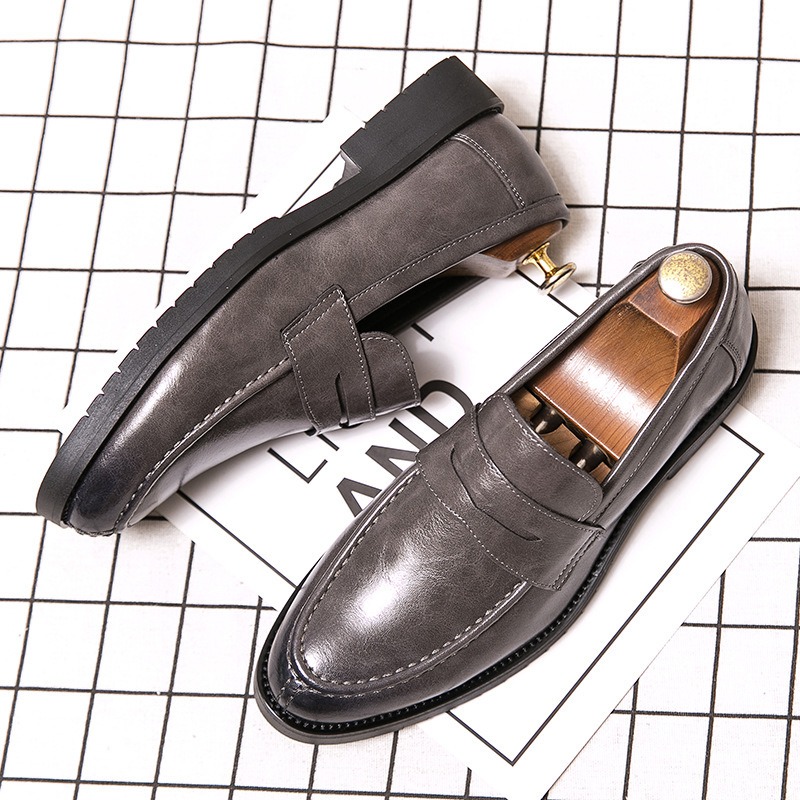 Męskie vintage mokasyny z imit – Formal Men Daily Wear Footwear recenzja i cena
