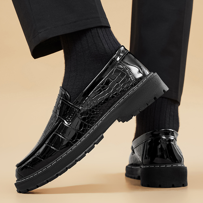 Męskie buty, casualowe, w wzór – Formal Men Daily Wear Footwear recenzja i cena