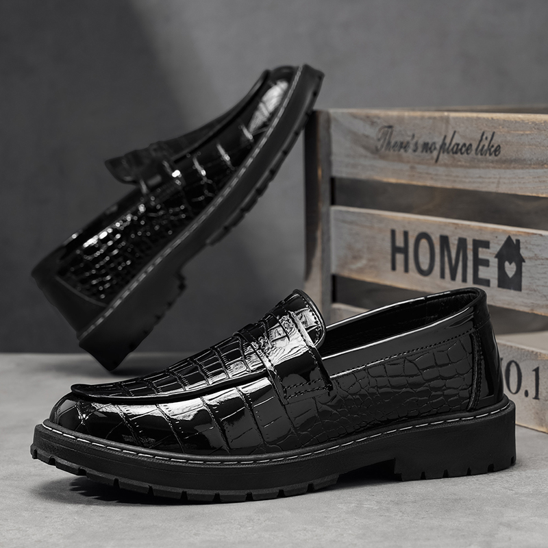 Męskie buty, casualowe, w wzór – Formal Men Daily Wear Footwear recenzja i cena