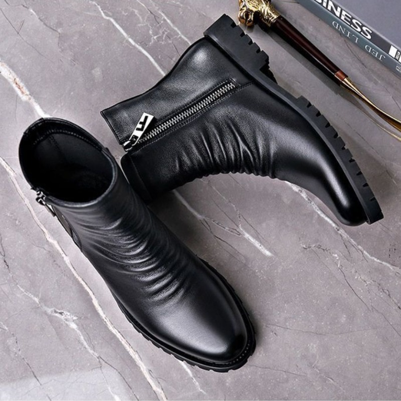 Wysokiej jakości męskie buty z – Men Formal Wear With Boots recenzja i cena