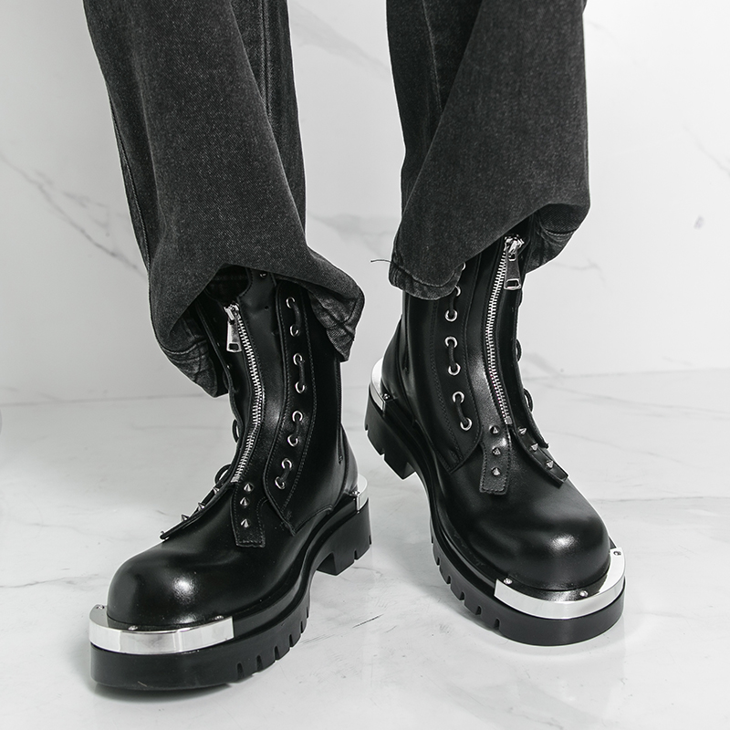 Męskie buty na grubej podeszwi – Men Formal Wear With Boots recenzja i cena