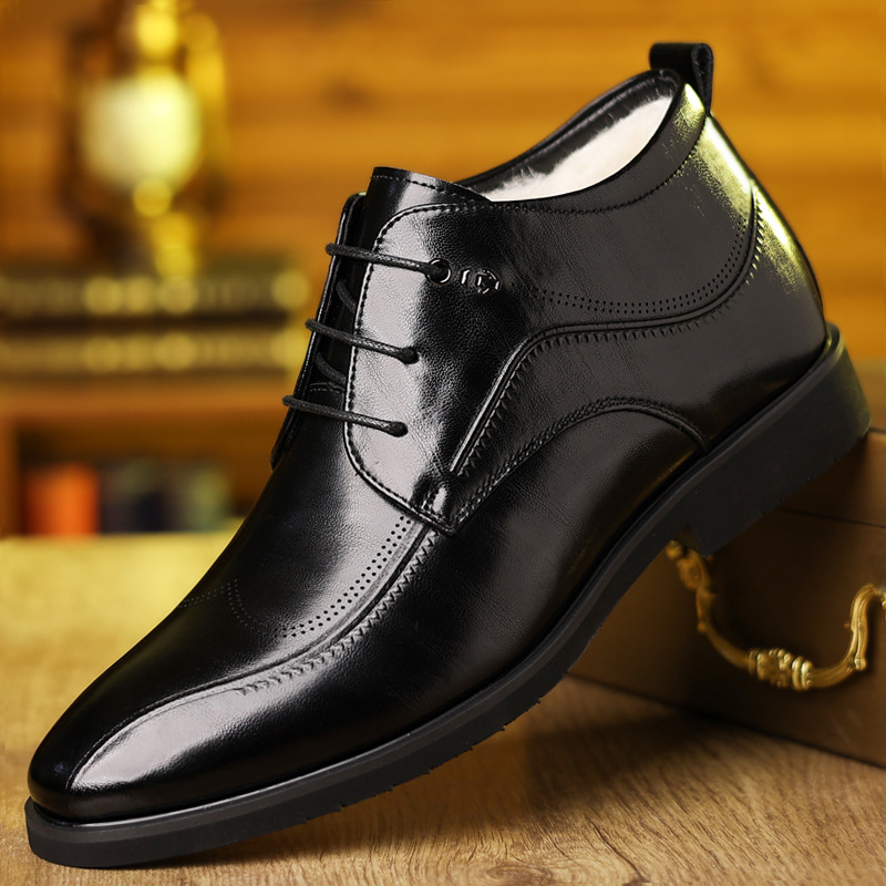 Męskie buty zimowe skórzane ak – Men Formal Wear With Boots recenzja i cena